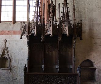Dreisitz im Mönchschor in der Kirche des Klosters Maulbronn