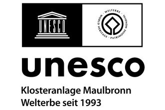 Logo des UNESCO Welterbes Kloster Maulbronn