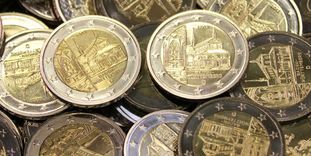 Auf einem Haufe: Die Maulbronner 2-Euro-Münzen