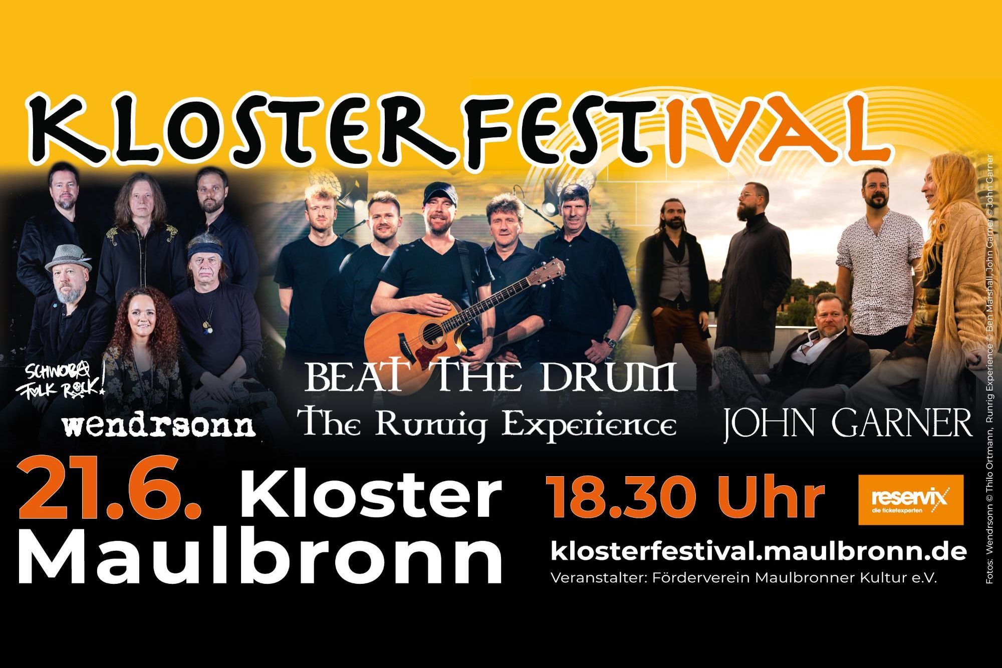 Plakat Klosterfestival Maulbronn 2024