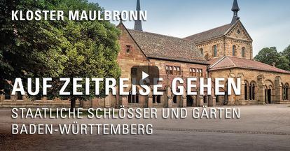 Startbildschirm des Filmes "Zeitreise mit Michael Hörrmann: Kloster Maulbronn"