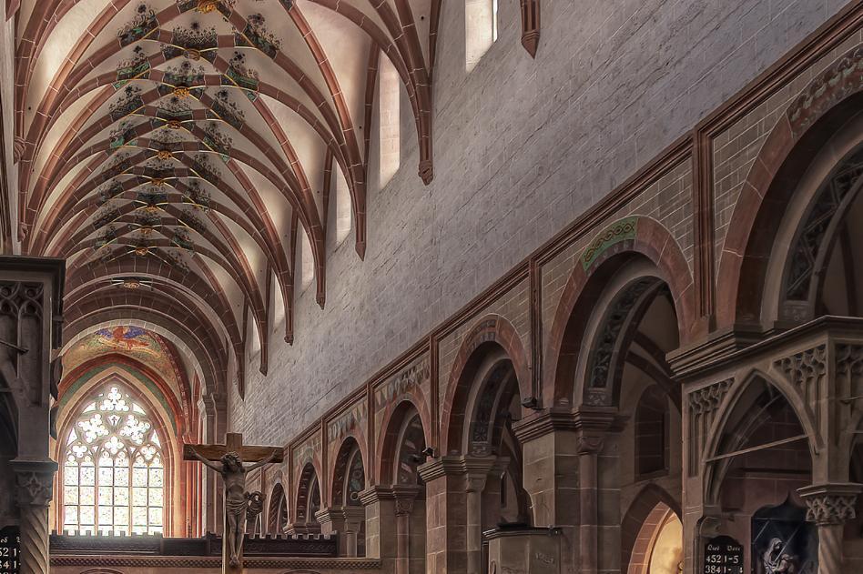 View into the monastery church at Maulbronn Monastery