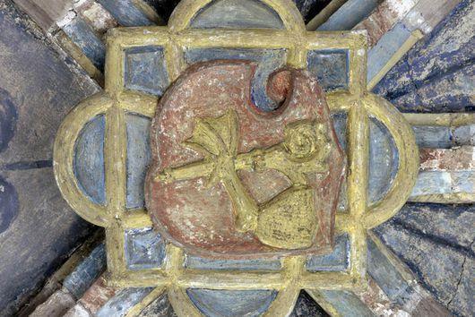 Abbot Johann Entenfuß's coat of arms in the former abbot's house at Maulbronn Monastery