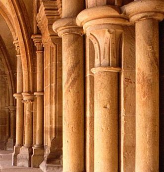 Maulbronn Monastery, pilasters in the Paradise