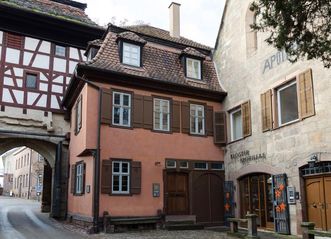 Apothecary with mansard roof