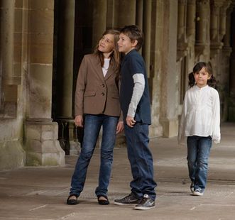 Schüler in Kloster Maulbronn