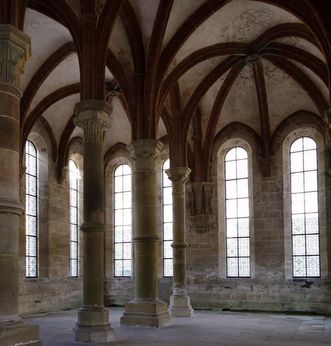 Interior of monks' refectory at Maulbronn Monastery