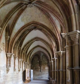 View into the south cloister at Maulbronn Monastery