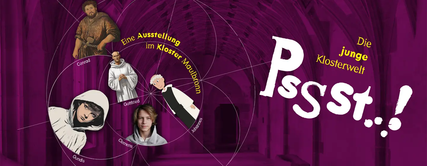Kloster Maulbronn, Werbemotiv zu „Pssst...! Die Junge Klosterwelt“