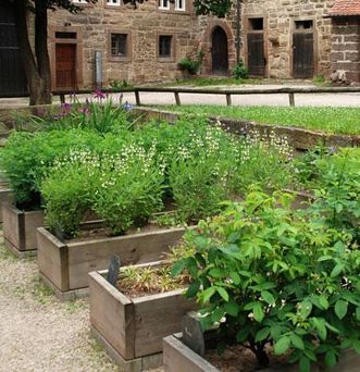 Kräutergarten im Kloster Maulbronn