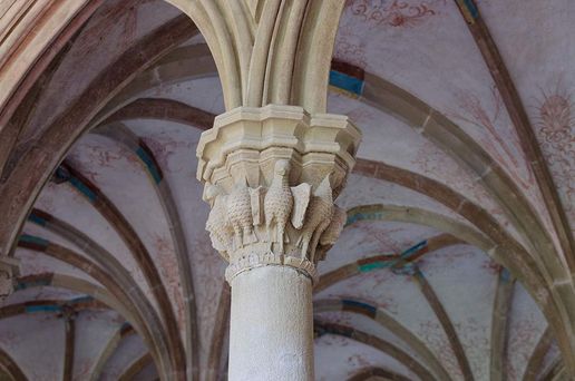 Maulbronn Monastery, detailed view of the chapter house