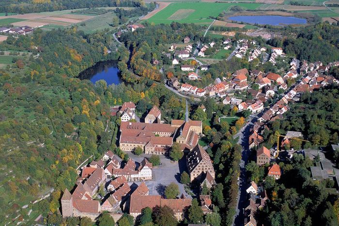 Maulbronn Monastery, aeroview