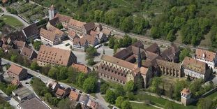 Maulbronn Monastery, aeroview