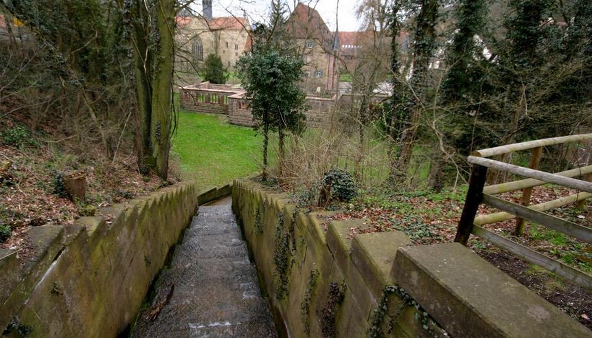 Point of entry: Salzach river meets Maulbronn Monastery