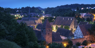 Maulbronn Monastery at night