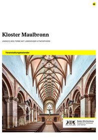Titelbild des Jahresprogramms für Kloster Maulbronn