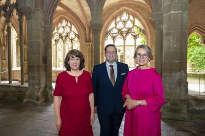 Kloster Maulbronn, Gisela Splett (Links), Mauel Liehr (Mitte), Patricia Alberth (Rechts)