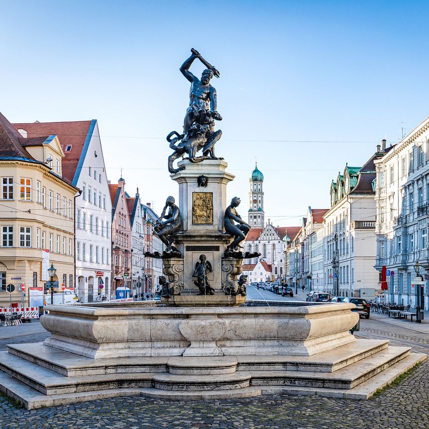 Historische Altstadt Augsburg, Herkulesbrunnen