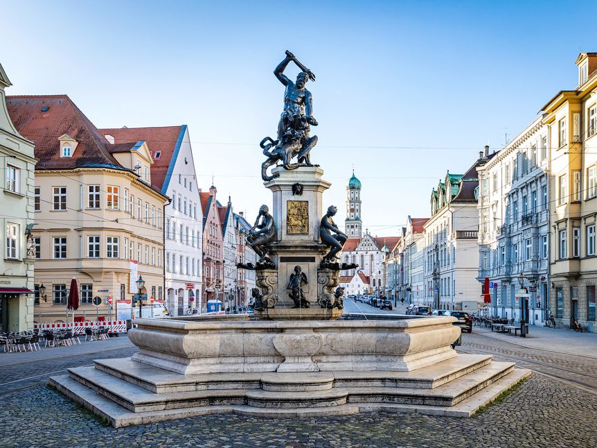 Historische Altstadt Augsburg, Herkulesbrunnen