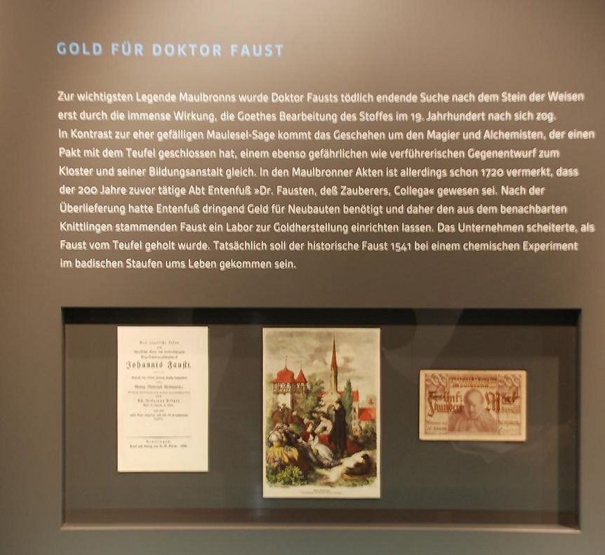 Literaturmuseum „Besuchen. Bilden. Schreiben. Das Kloster Maulbronn und die Literatur“ in Kloster Maulbronn