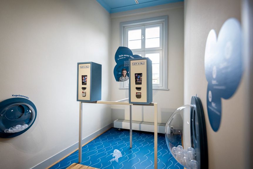 Maulbronn Monastery, interior – Young Monastic World, name-selection station