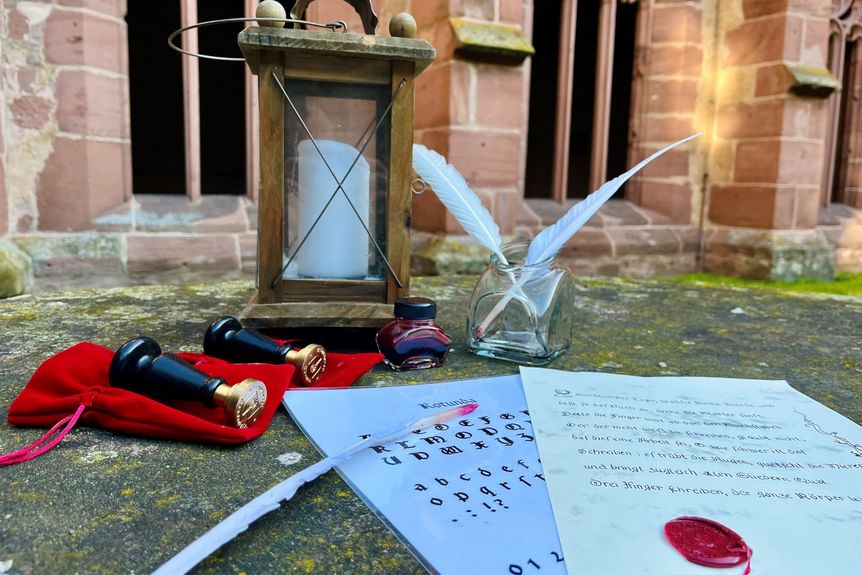 Kloster Alpirsbach, Event, Sonderführung, Rußtinte, Gänsekiel und Drachenblut